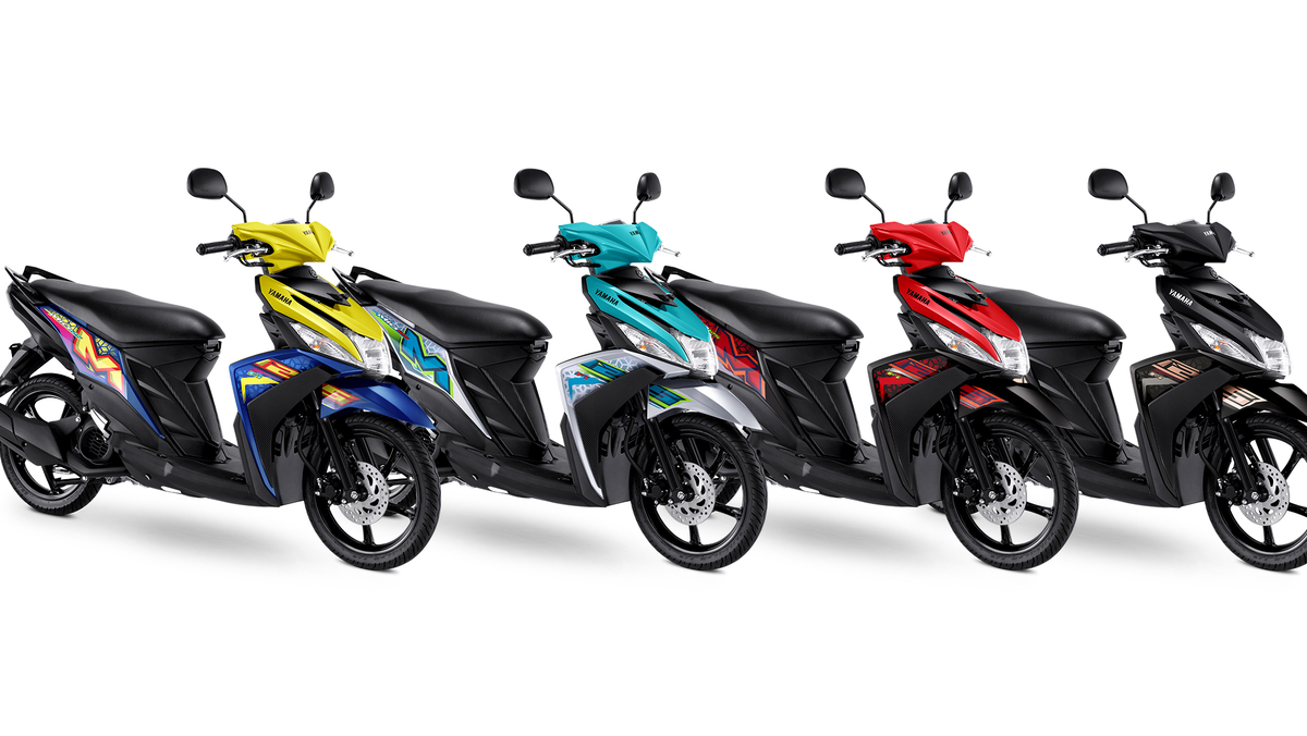 Motor Matic Yamaha Mio M3 Tampil Makin Gahar! 4 Warna Baru Ini Bikin Kamu Susah Milih