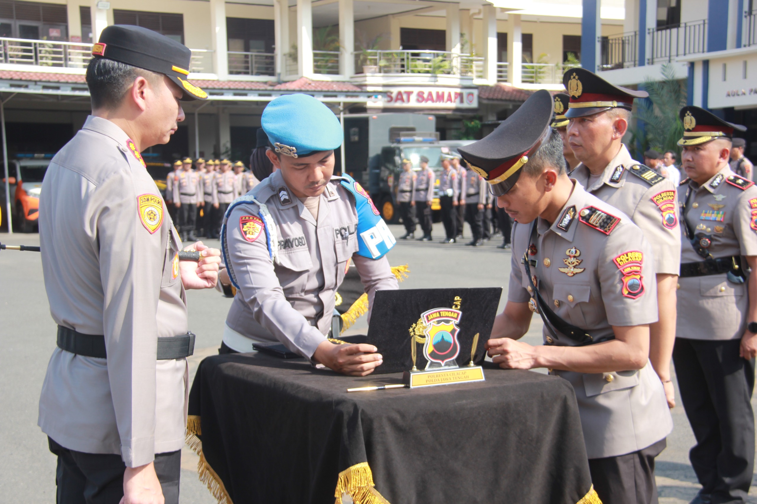 Enam Pejabat Polresta Cilacap Berganti, Ini Daftar Pejabat Barunya