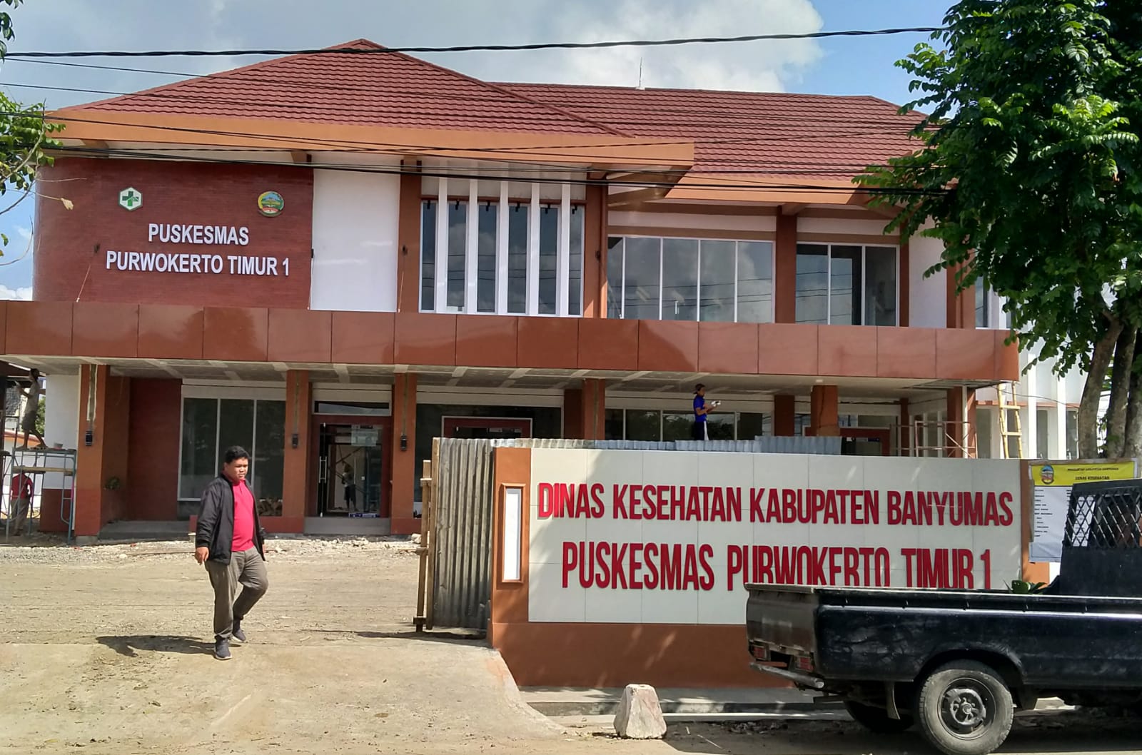 Pembangunan Gedung Baru Puskesmas Purwokerto Timur 1 Masuk Finishing