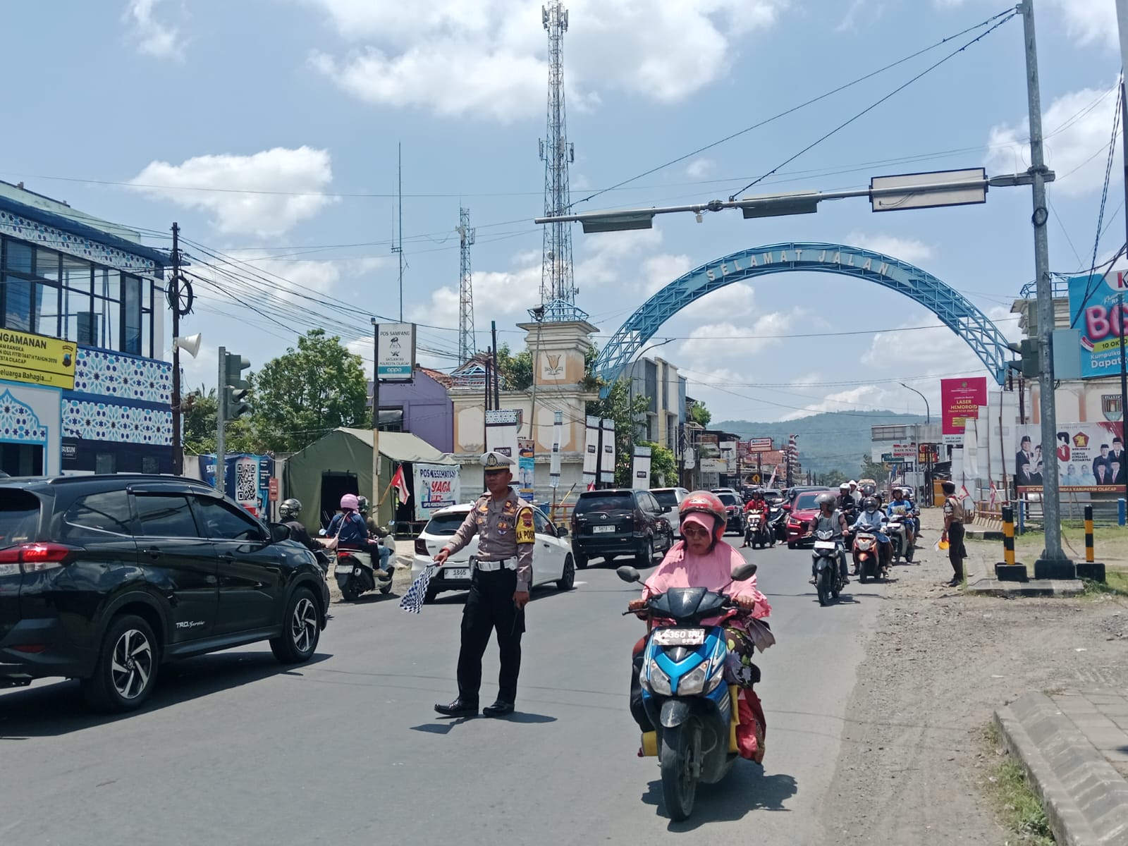 Tak Ada Kemacetan, Arus Mudik dan Balik di Cilacap Lancar