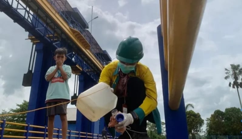 DLH Cilacap Memantau Kualitas Air Sungai di 26 Titik