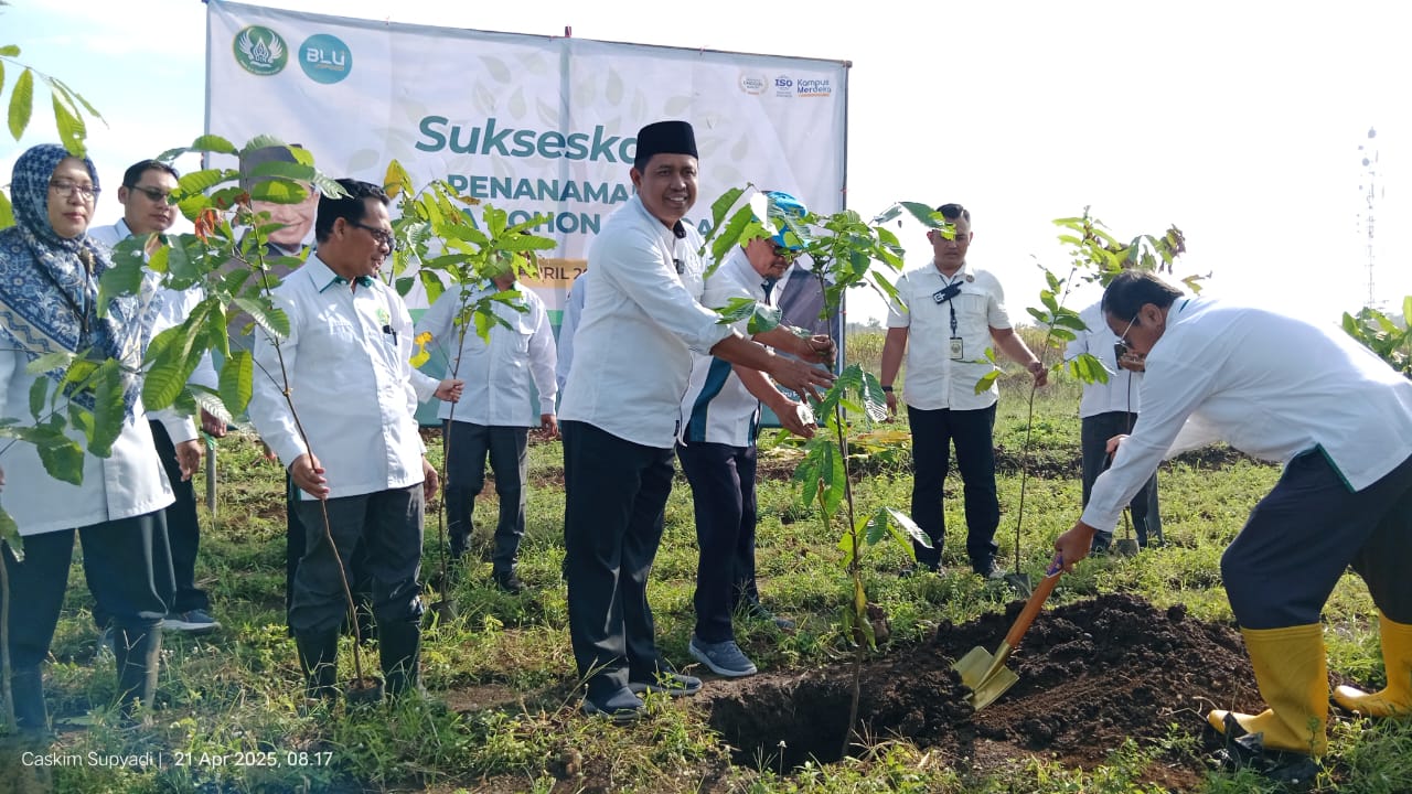 Dukung Gerakan 1 Juta Pohon Matoa Kemenag RI, UIN Saizu Purwokerto Tanam Pohon Matoa 
