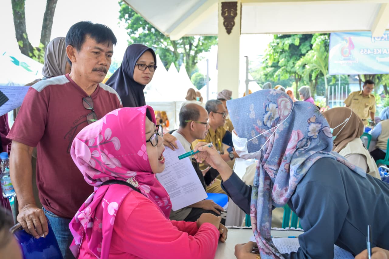 Deteksi Dini Penyakit, Layanan Kesehatan Gratis Jadi Magnet di Hari Jadi Banjarnegara