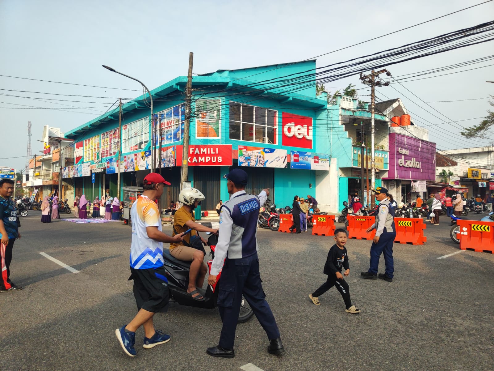 Banyak Kendaraan Masuk Area CFD Alun-alun, Dishub Purbalingga Tegaskan Aturan Steril 06.00–09.00 WIB