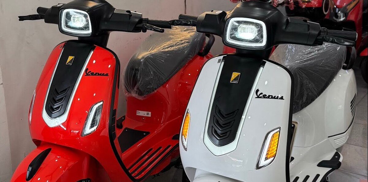 Motor Listrik Bergaya Vespa, Goda Venus GD270 Tawarkan Jarak Tempuh 50 Km!