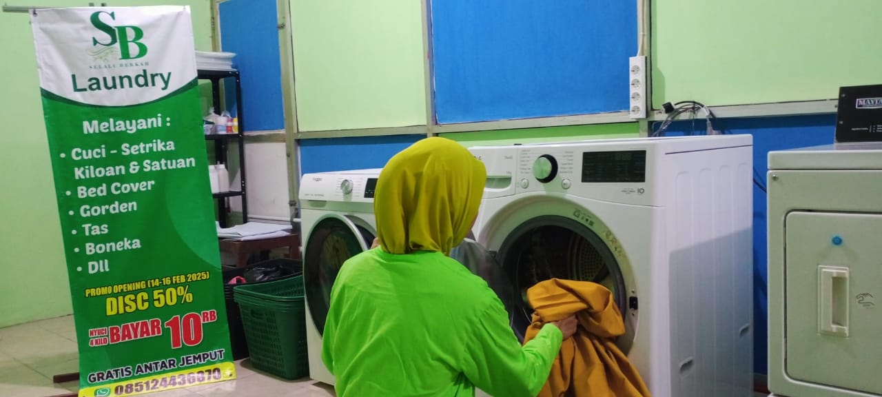 SB Laundry Memberikan Diskon Promo Opening 50 Persen