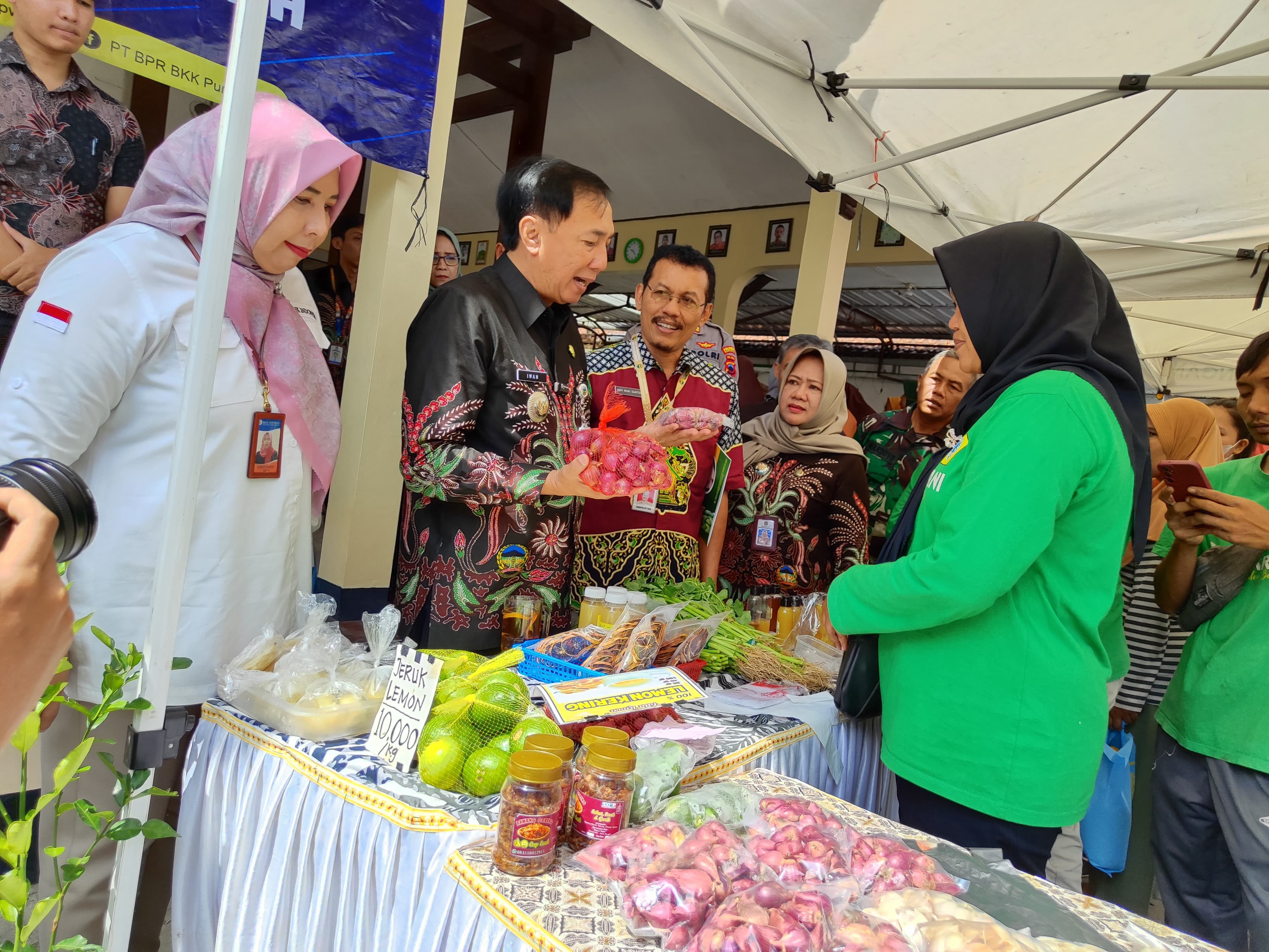 Dinpertan KP Kabupaten Banyumas Adakan Gerakan Pangan Murah Serentak