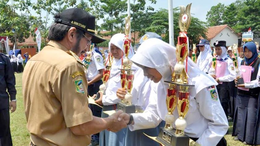 Ajibarang Juara Umum Jumbara Palang Merah Remaja Tingkat Banyumas