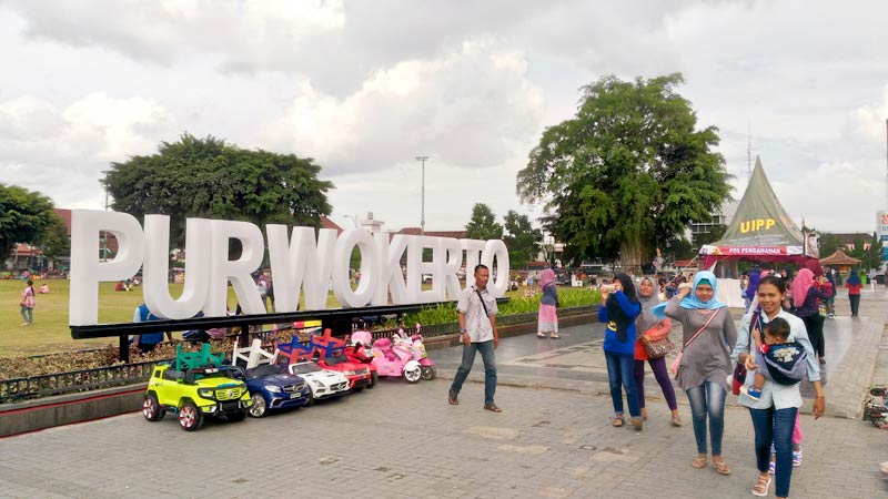 Malam Tahun Baru, Alun-alun Purwokerto Steril Kendaraan