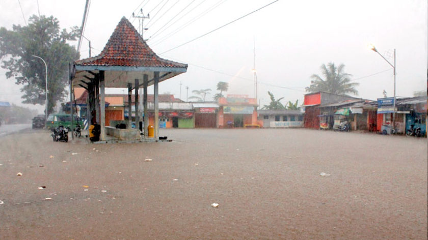 Drainase Mampet, Terminal Binorong Banjir