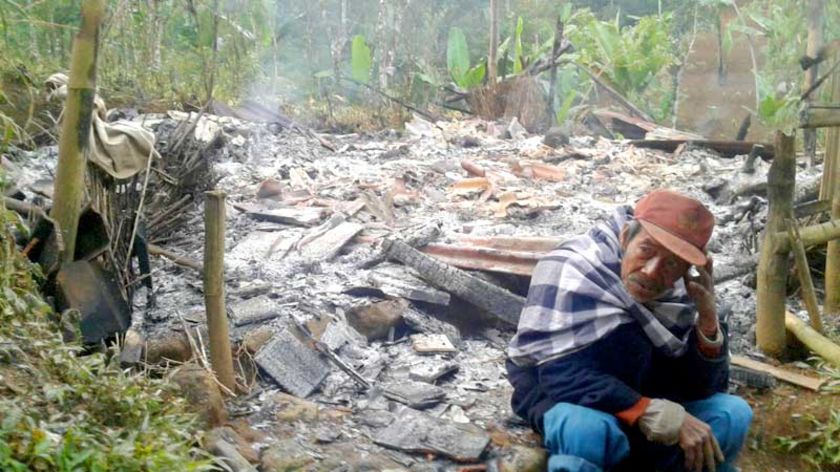 Rumah Diono, Warga Pejawaran Banjarnegara Ludes Terbakar
