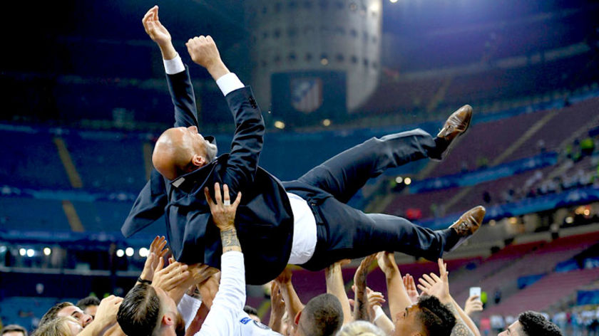 Zinedine Zidane Gelar dari Bersikap Positif