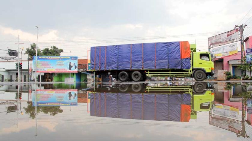 Jalan Protokol Purwokerto Rawan Banjir