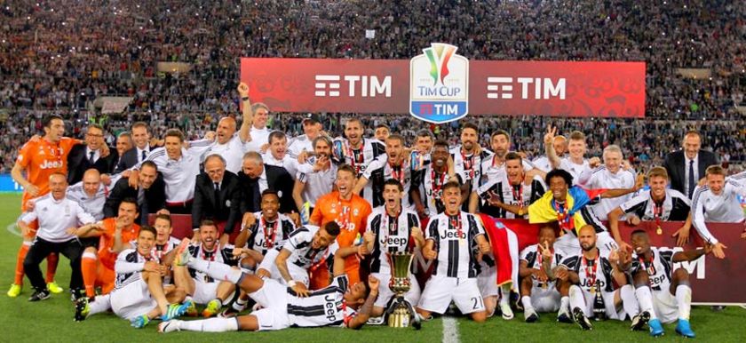 Juara Coppa Italia, AC Milan 0 V Juventus 1