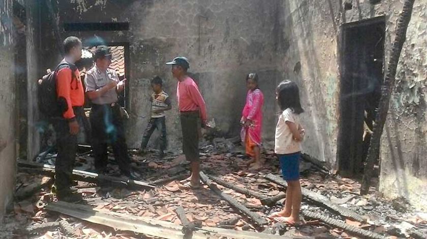 Rumah Ludes Dibakar Anaknya Sendiri, Katim Terpaksa Mengungsi