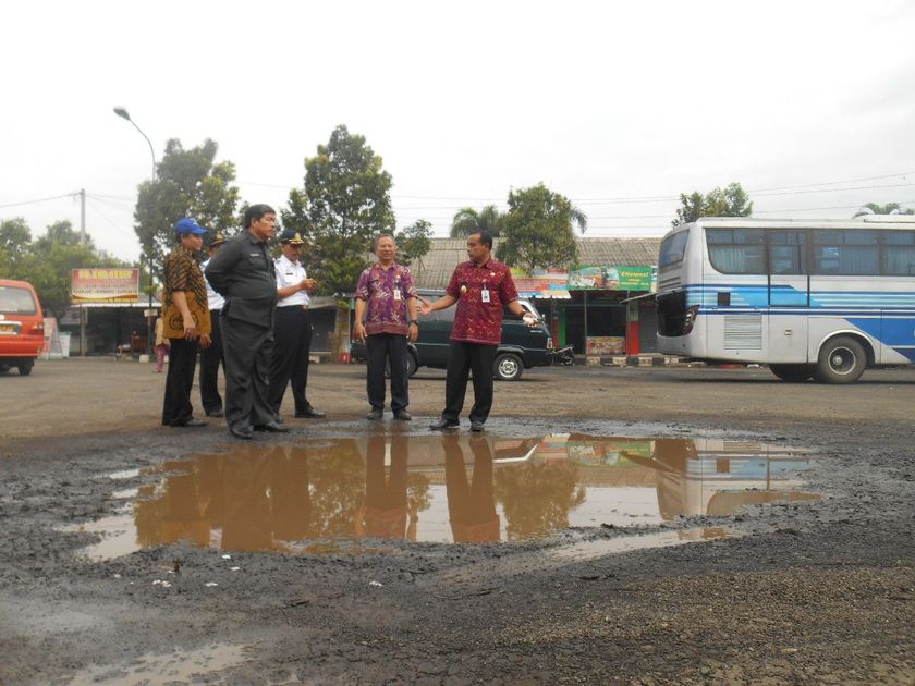 Kerusakan Terminal Purbalingga Belum Dibenahi