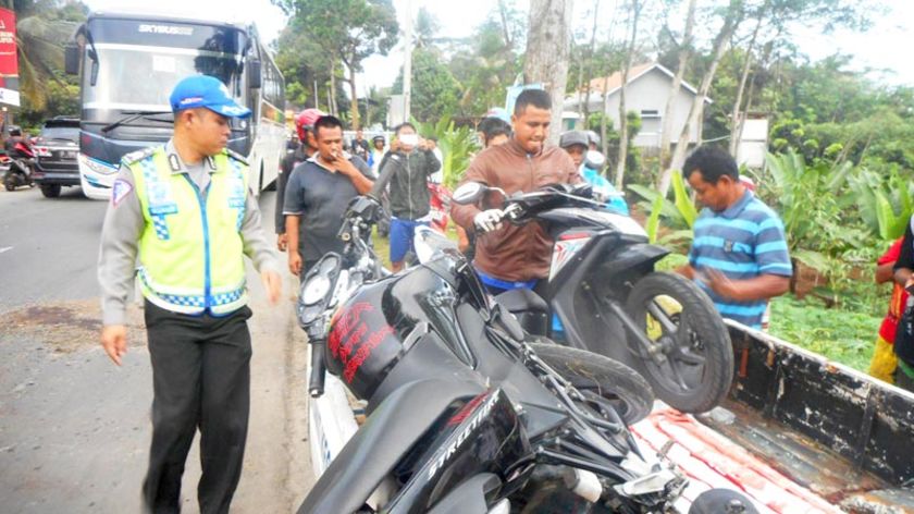 Pengendara Motor Tewas Tertabrak Truk di Jalur Ajibarang-Purwokerto