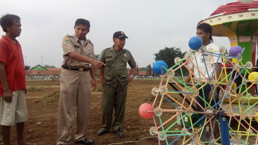 Lapangan Barat Alun-alun Banyumas Steril Arena Bermain