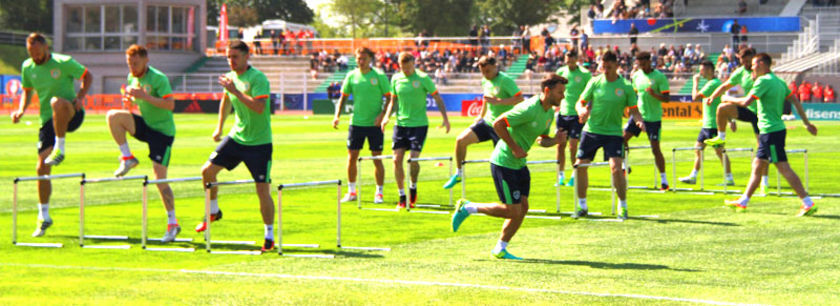 Melihat dari Dekat Latihan Terbuka Timnas Republik Irlandia di Euro 2016