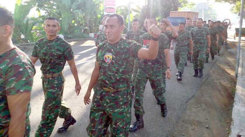 Minggu, Militer Kodim 0701/BMS Hanmars