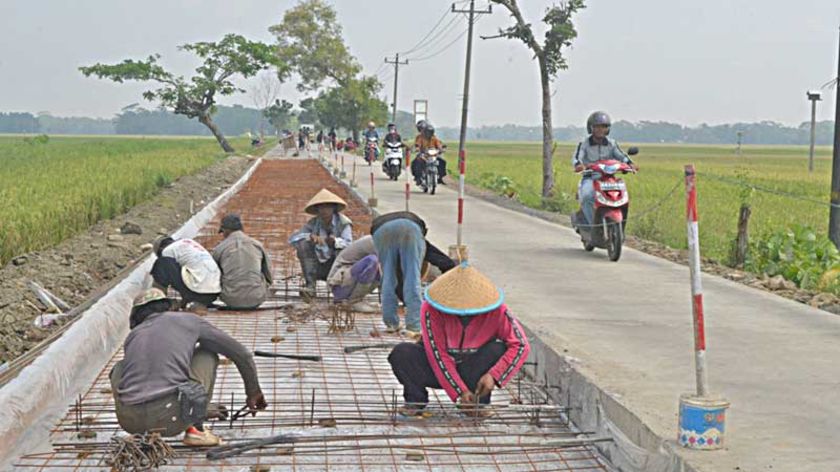 Panjang Rigit Beton Nusawungu Terpangkas Akibat Kebijakan Pemangkasan Anggaran Kemenkeu