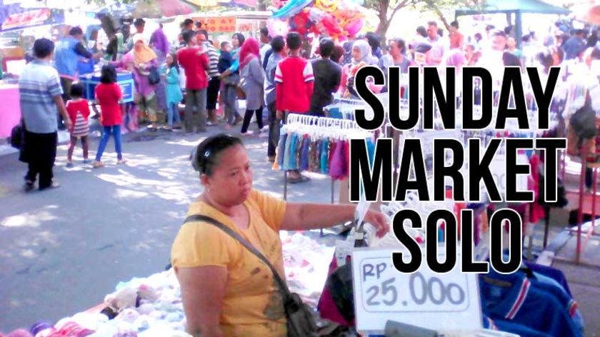 Pedagang Sunday Market Solo Tawarkan Solusi Tangkal Relokasi