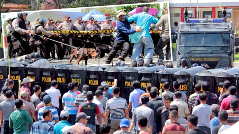 Cilacap Rusuh! Mukidi Tak Lolos Pilkada, Demonstran Nekat Pasang Bom di KPU
