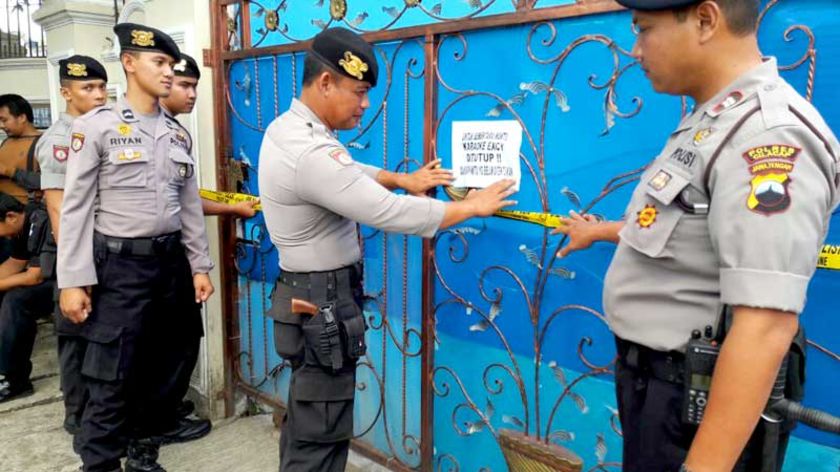 Polisi Tutup Excy Karaoke di Jalan Soetomo Cilacap