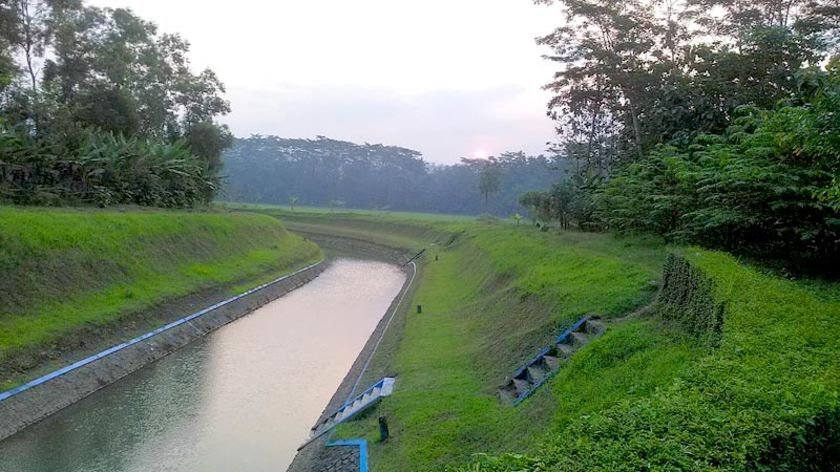 Puluhan Hektar Sawah di Wangon Kekurangan Pasokan Air