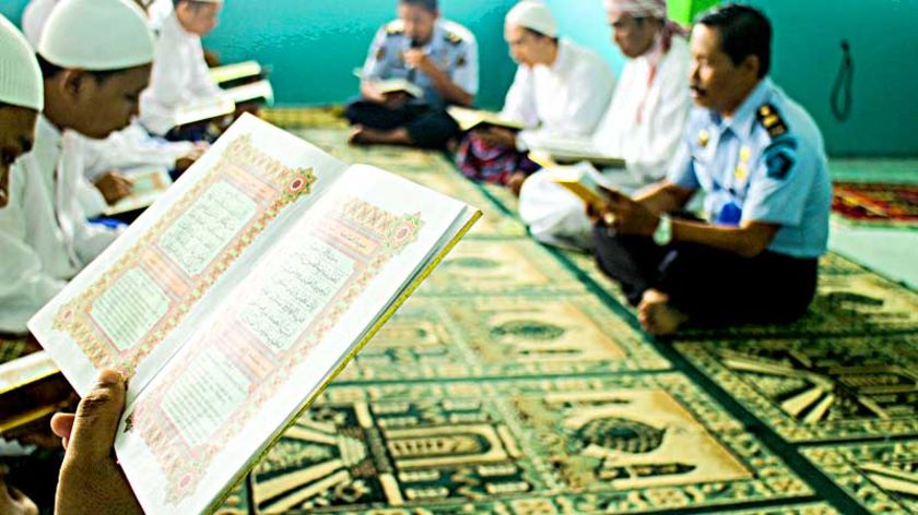 Suasana Ramadan di Ponpes Darut Taubah Wat Tarbiyah Lapas Cilacap
