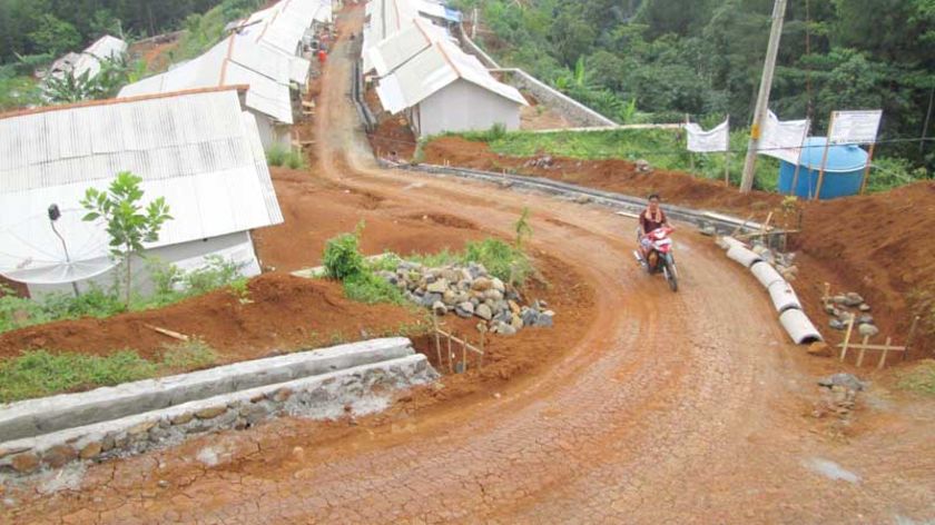 Perumahan Relokasi Korban Tanah Longsor Malah Terancam Longsor