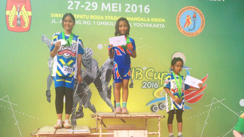 Tiga Atlet Sepatu Roda Banyumas Berjaya Di Hamengkubowono Cup 2016