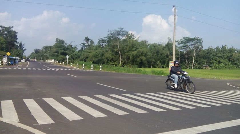 Traffic Light Belum Terpasang di Jalan Lingkar Sumpiuh