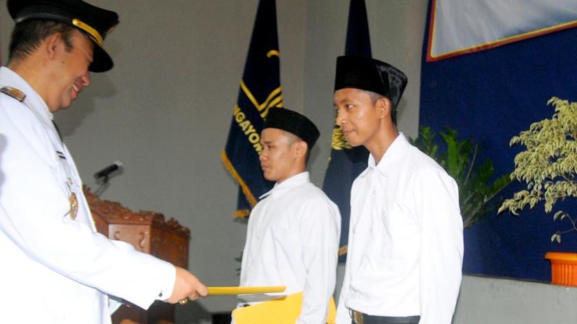 Dapat Remisi, Tiga Napi Lembaga Pemasyarakatan Kelas 2B Purwokerto Bebas