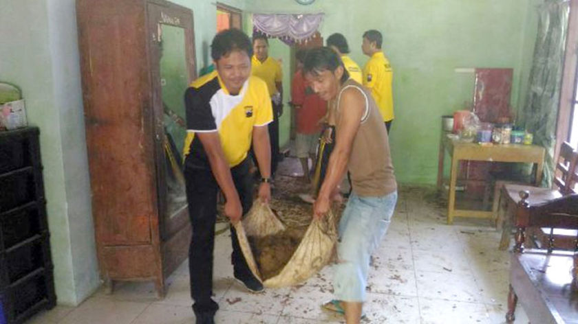 Longsor di Bobotsari, Tembok Rumah Warga Ambruk