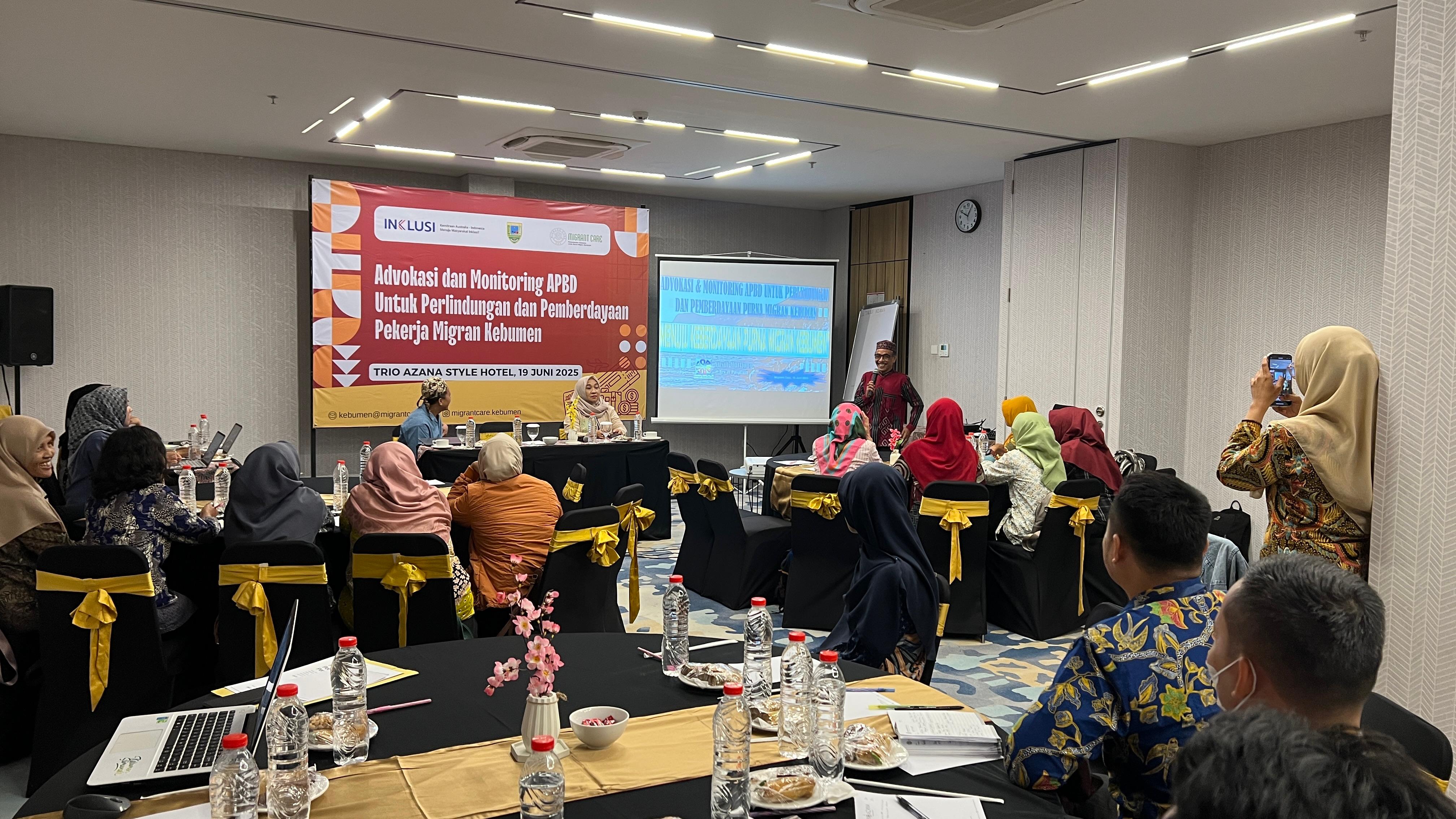 Migrant Care Kebumen Gelar Advokasi dan Monitoring APBD 