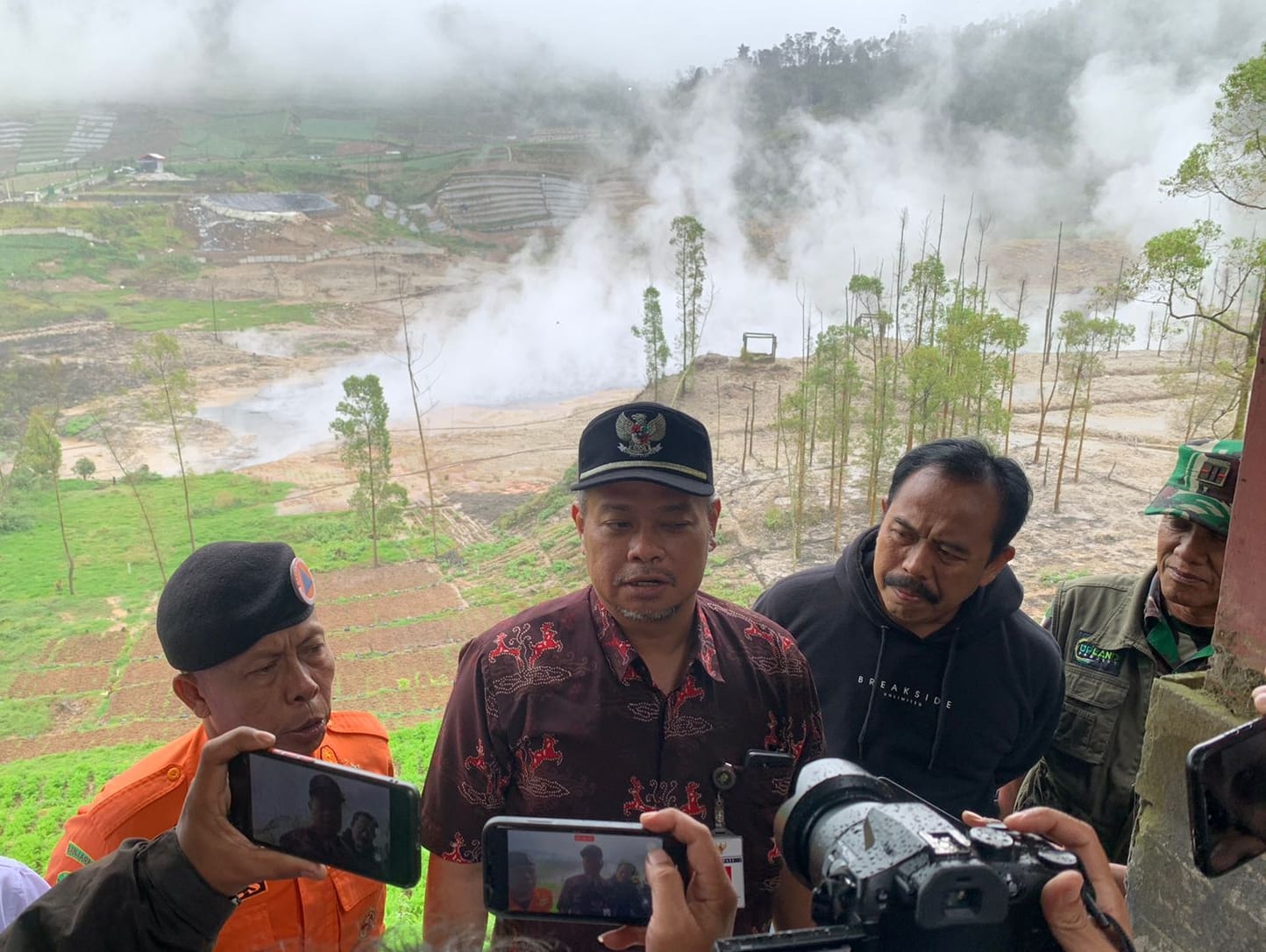 Kondisi Kawah Dieng, Pj Bupati Banjarnegara : Dilarang Mendekati di Jarak 1 Km