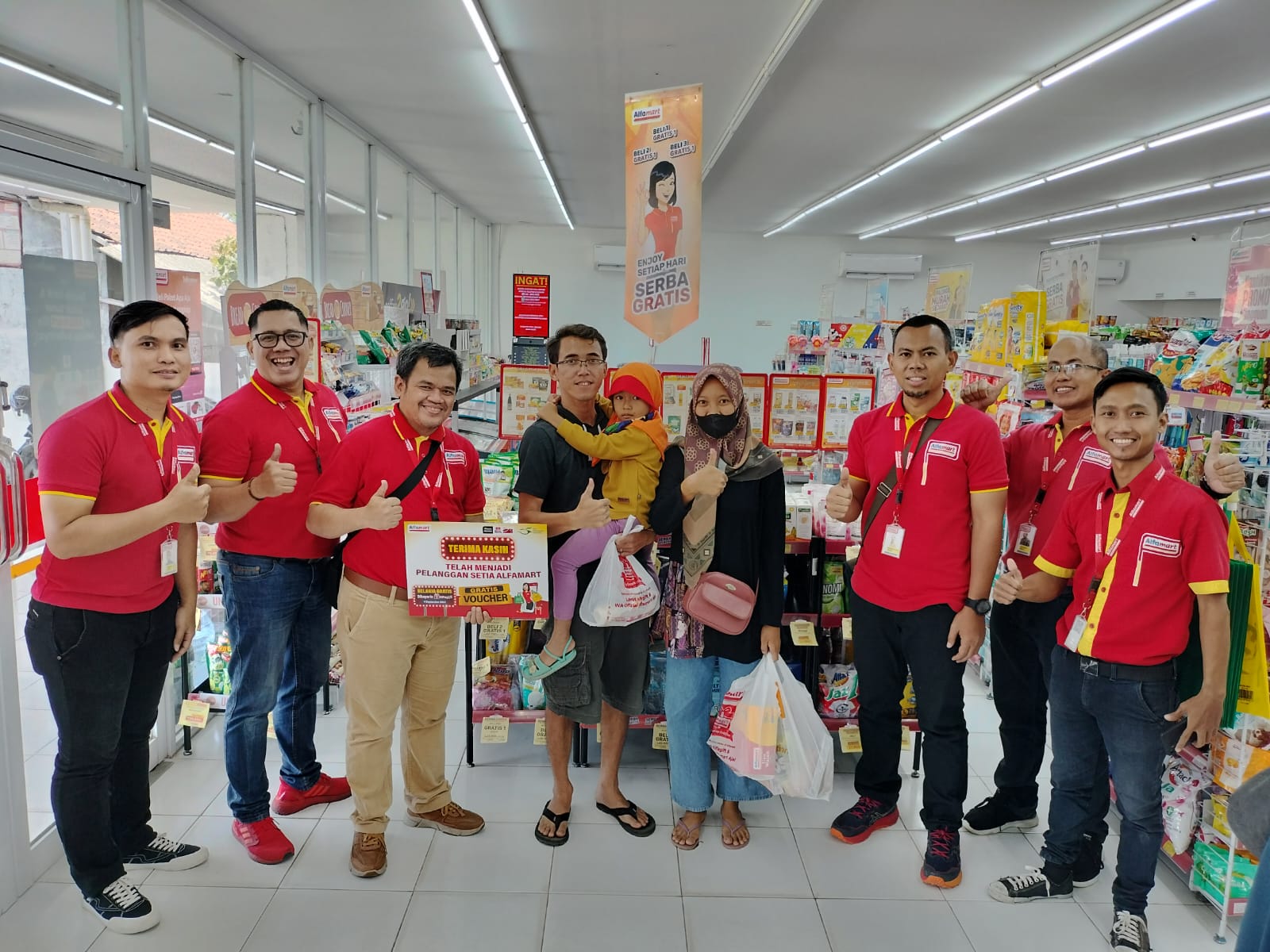 Alfamart Alfagift Bagi-bagi Voucher Belanja Puluhan Juta di Hari Pelanggan Nasional