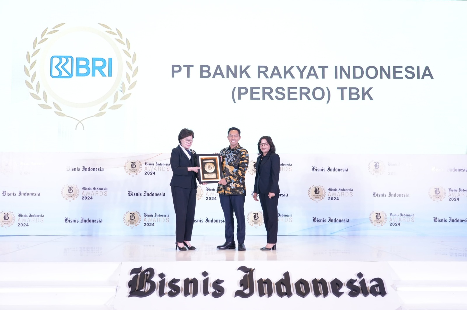 BRI Dinobatkan Sebagai Bank Persero Dengan Kinerja Terbaik Pada Penghargaan Bisnis Indonesia Award (BIA) 2024