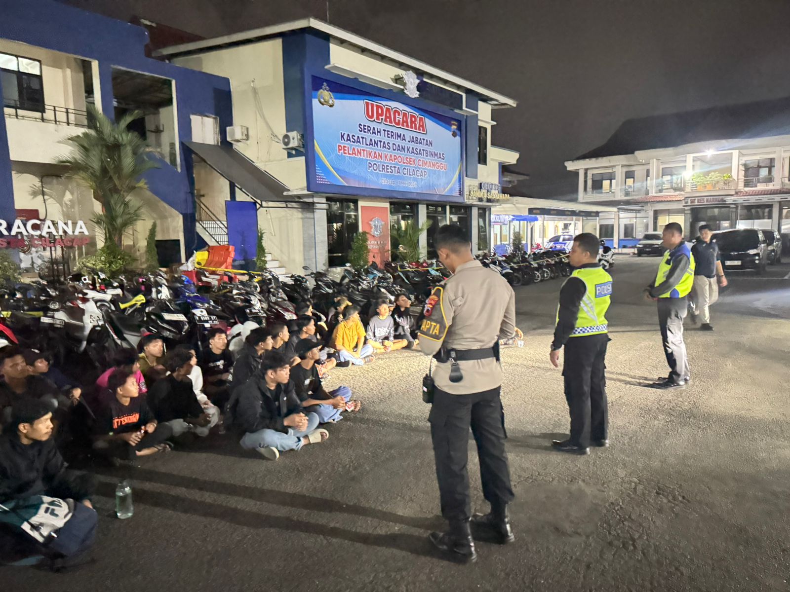 Antisipasi Balap Liar, Puluhan Motor Tidak Standar Diamankan