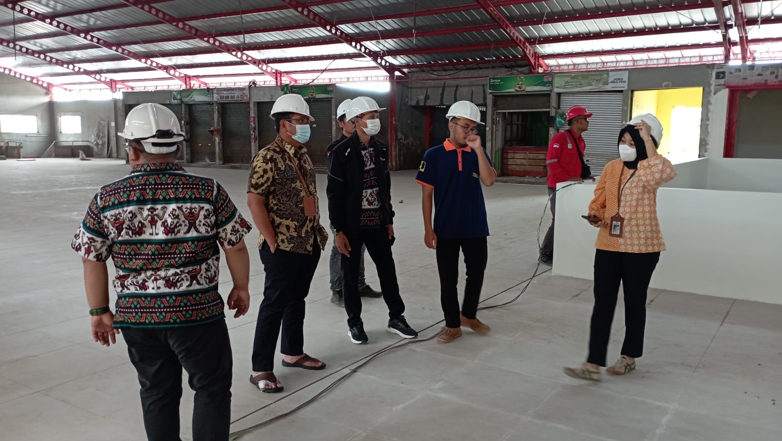 Pasca Kebakaran, Renovasi Pasar Wage Purwokerto Tinggal Finishing