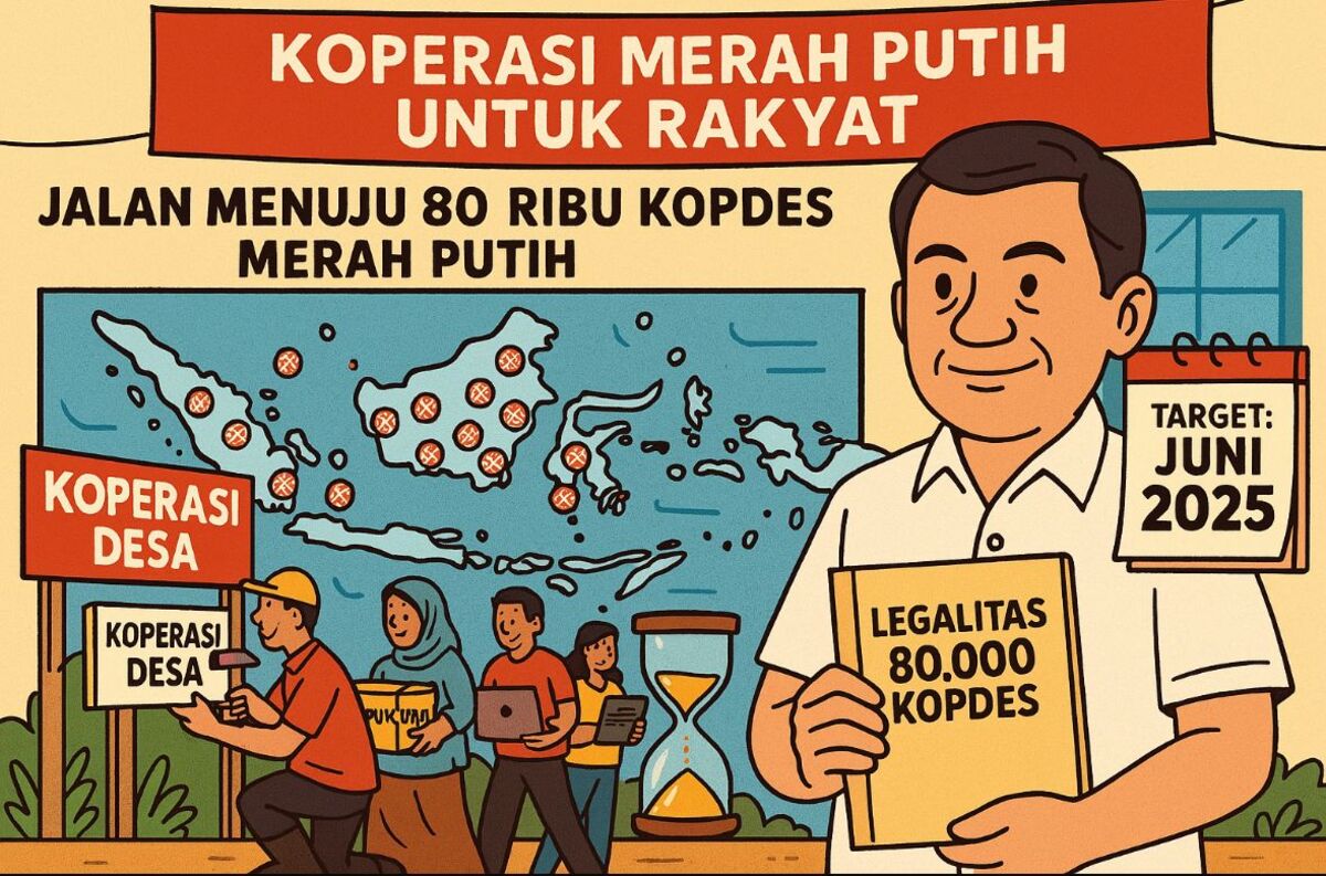 80.000 Koperasi Desa Merah Putih Resmi Diluncurkan, Solusi Ekonomi Rakyat dari Desa
