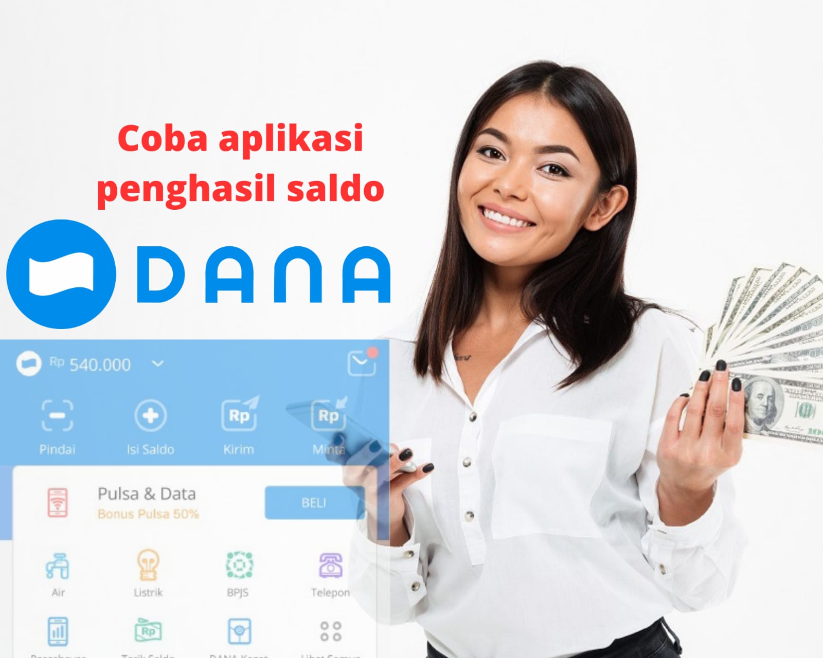 Aplikasi Penghasil Saldo DANA Gratis, Membayar Rp 100 Ribu Per Hari