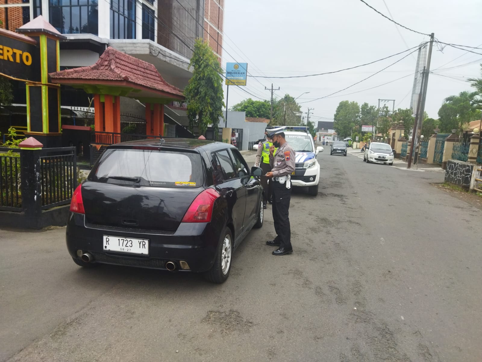 Melanggar, Belasan Pengendara Terjaring Razia di Jalan Gereja