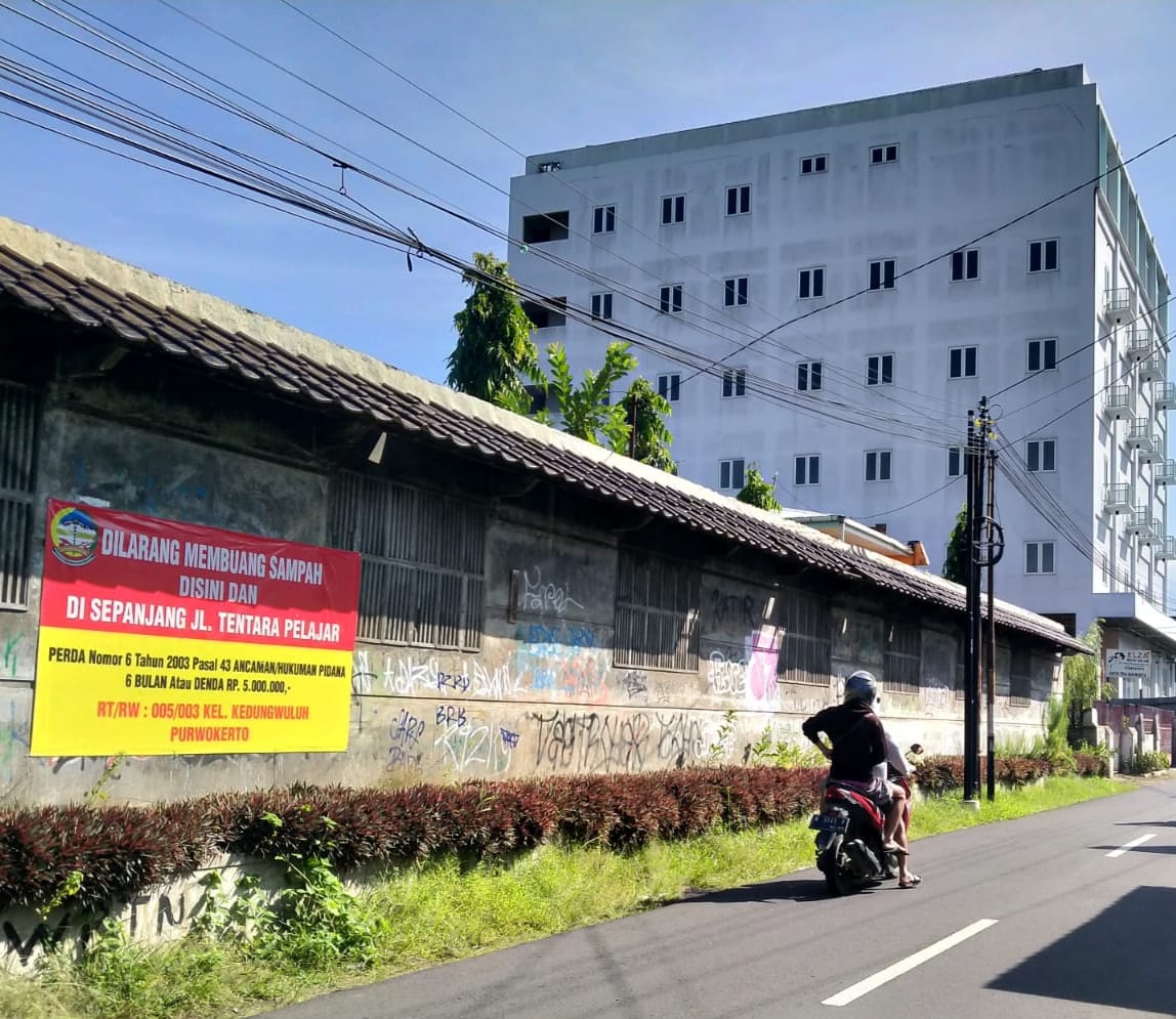 Sampah Liar di Perkotaan Purwokerto Masih Marak