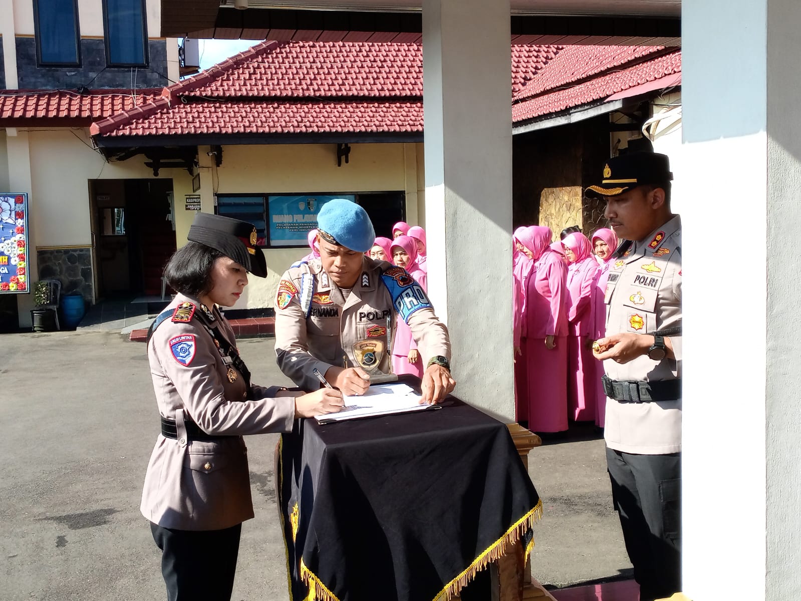 Jabatan Kasatlantas Berganti, Satlantas Polres Purbalingga Kembali Dipimpin Polwan