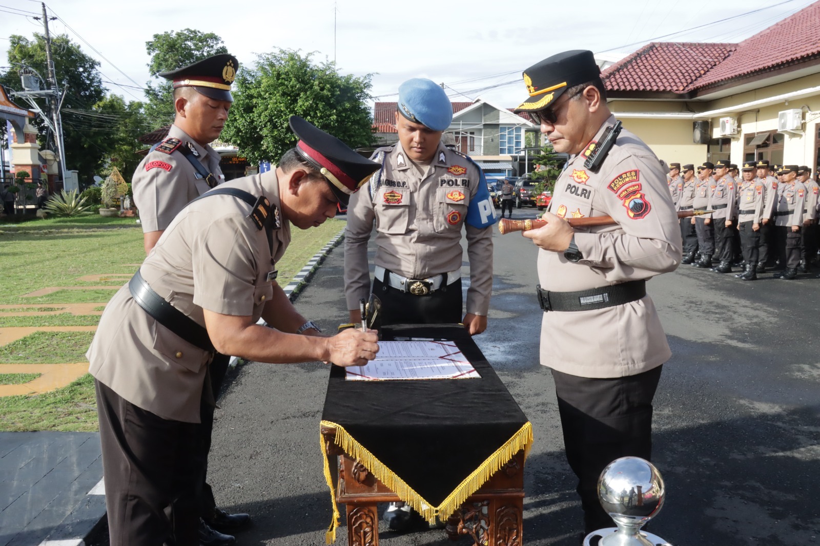 Iptu Haris Haryadi Jabat Kapolsek Bonorowo