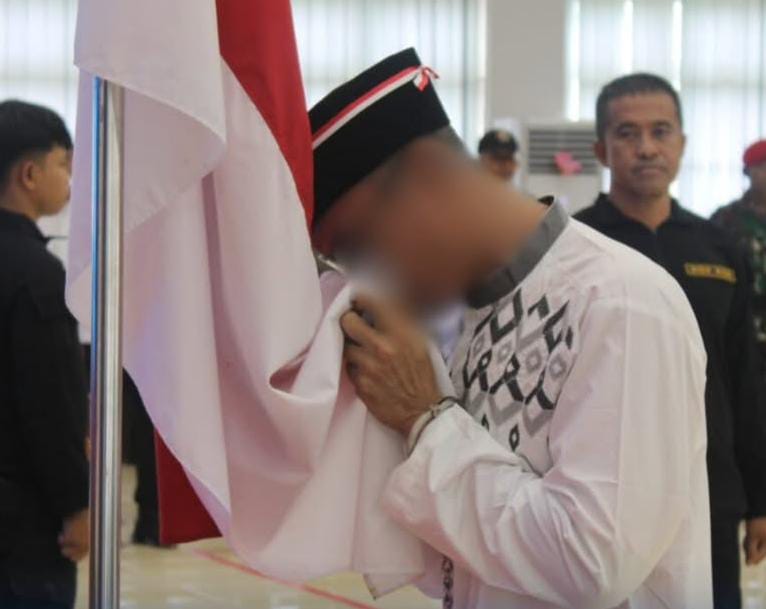 Tiga Napiter di Lapas Karanganyar Ikrar Sumpah Setia Terhadap NKRI