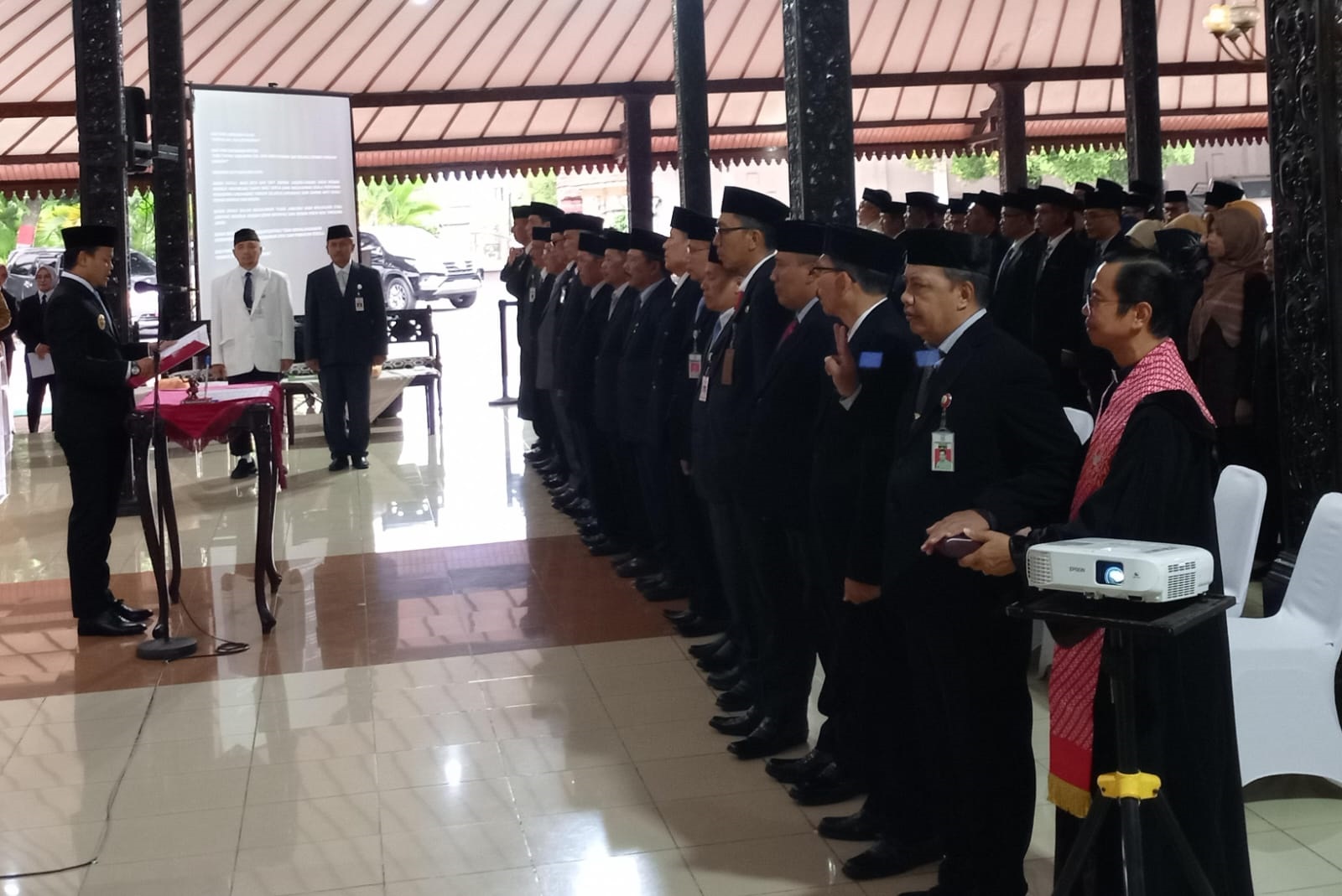 Bupati Lantik 16 Pejabat Eselon II di Lingkungan Pemkab Purbalingga