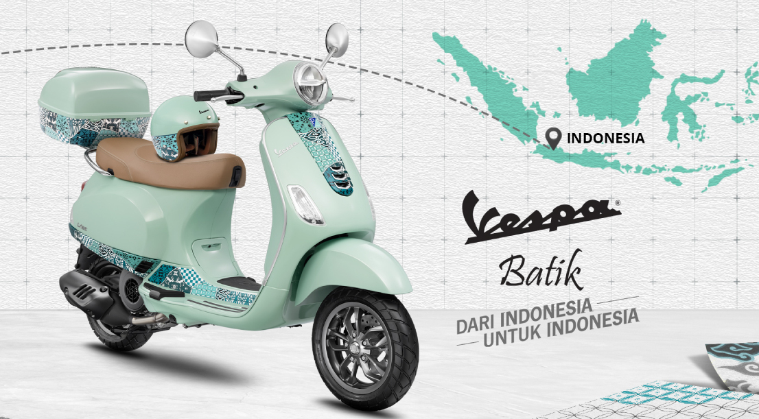 Ternyata Ini! 7 Keistimewaan Menggunakan Motor Matic Vespa Batik